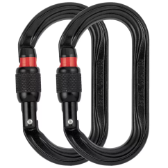 Karabinki PETZL Oxan Screw-Lock 2-Pack black