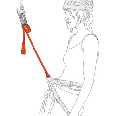 odsedávacia slučka PETZL Connect Adjust