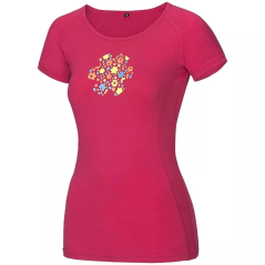 OCÚN Bamboo T Meadow Women rose pink - T-Shirt