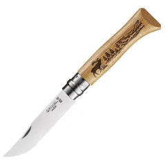 Opinel VRI N°08 Inox Animalia Deer - Μαχαίρι