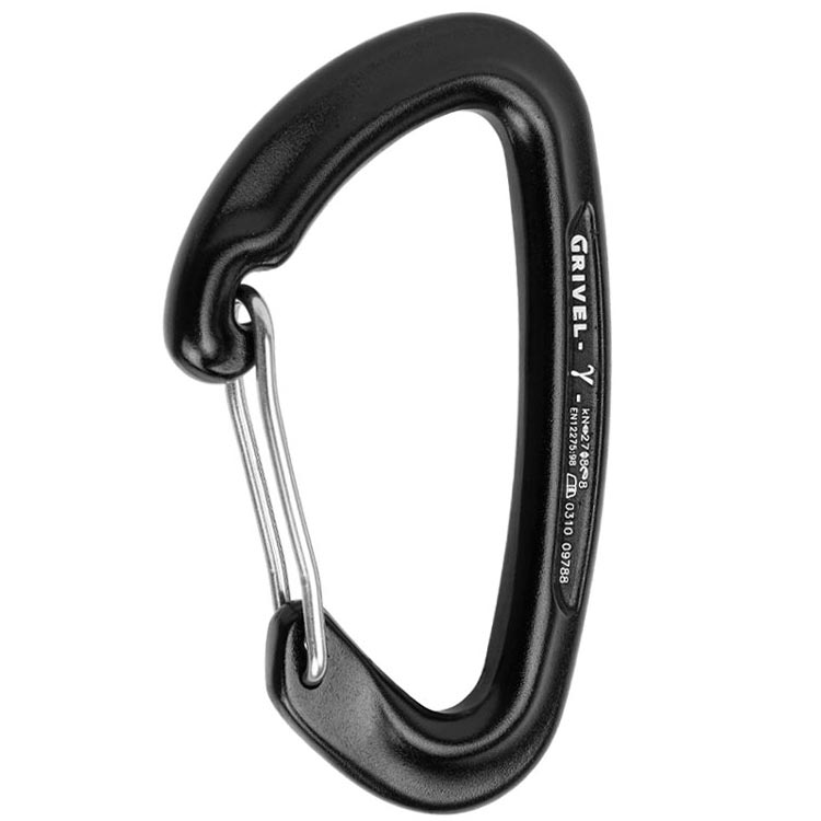 karabína GRIVEL Gamma Wire black