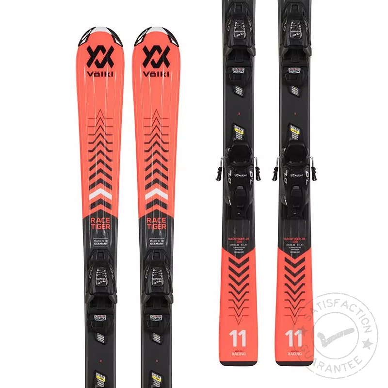 Smuči VÖLKL Racetiger JR 120cm red + Marker VMotion 4.5