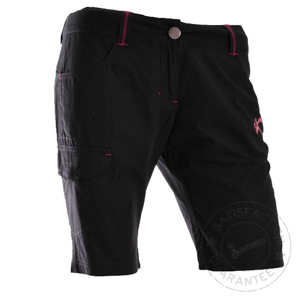 NORTHFINDER Aliyah Shorts W schwarz - Baumwoll-Shorts