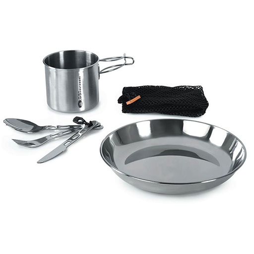 GSI OUTDOORS Glacier Stainless 1 Person Set