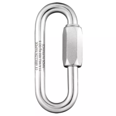 Carabiner BEAL Maillon Long Opening Galva 7mm
