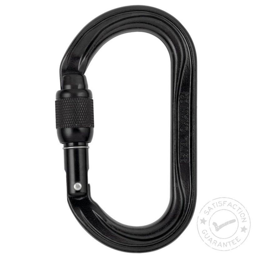 PETZL Oxan Screw-Lock 2-Pack black - Karabiners