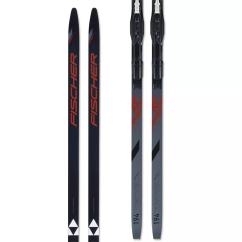 FISCHER Sports Crown 189cm + Tour Step-In IFP - Ski de fond