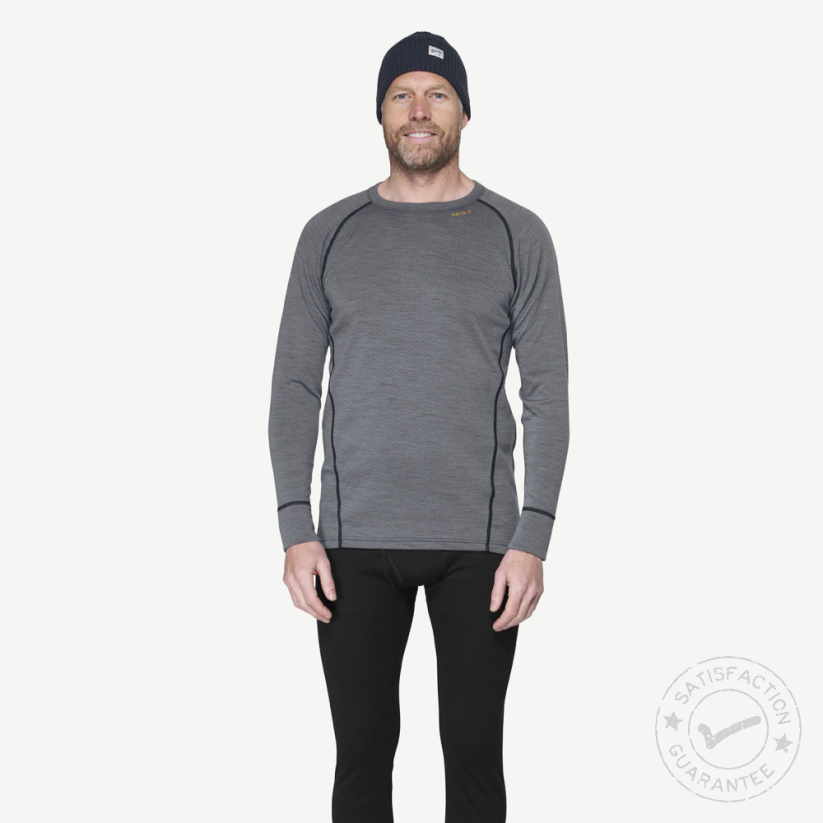 Bluză de corp DEVOLD Duo Active Merino 205 Shirt Man castlerock - Mărimea: L