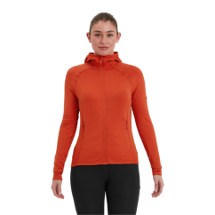 Montane W Protium Lite Hoodie saffron red - Φούτερ με κουκούλα