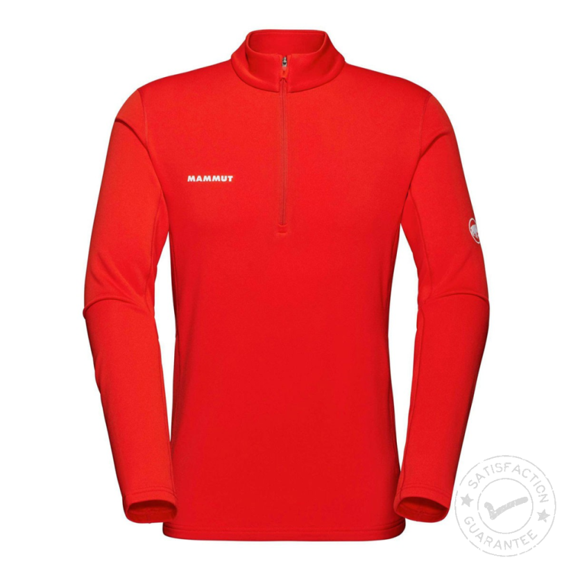 MAMMUT Aenergy ML Half Zip Pull Men mammut red - Fleecejacke