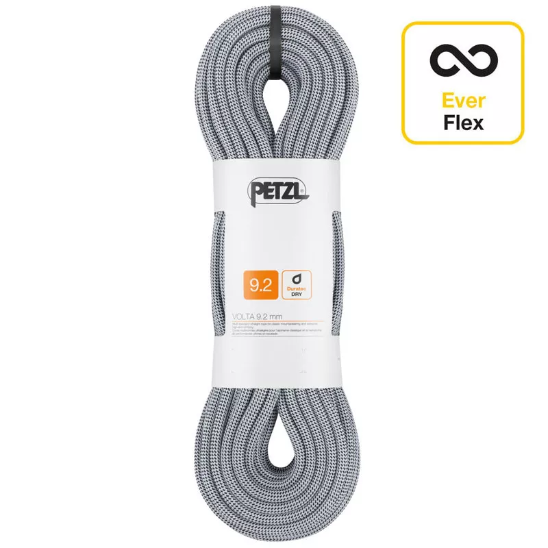 PETZL Volta 9.2mm 60m gray