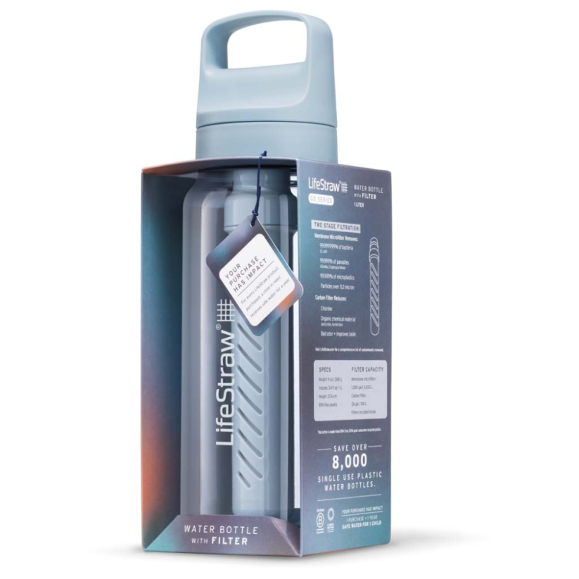 fľaša s filtrom LifeStraw GO 2.0/1L Icelandic Blue