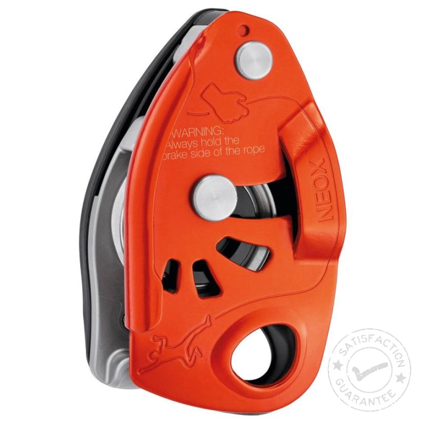 PETZL Neox orange - Asegurador de escalada