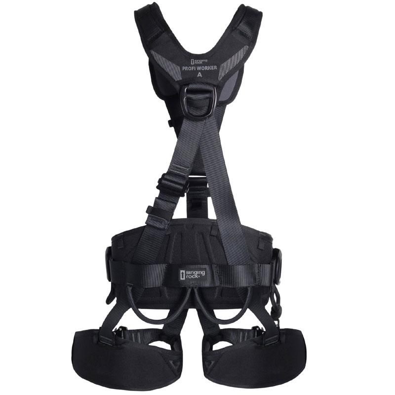 Arnés SINGING ROCK Profi Worker 3D Speed negro - Talla de arnés: M-L