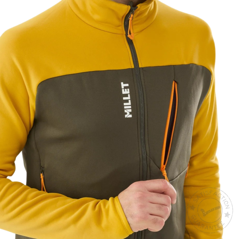 MILLET Seneca FL JKT M deep jungle/safran - Fleecevest