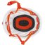 Cască PETZL Sirocco M/L white/orange (53-61cm)