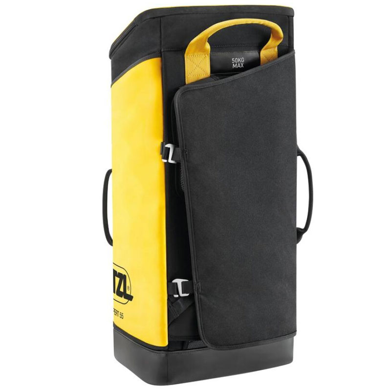 Bolsa de transporte PETZL Expert 55 black/yellow