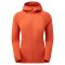 mikina s kapucí Montane W Protium Lite Hoodie saffron red