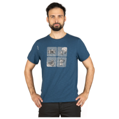 t-shirt CHILLAZ Innsbruck Exploring The Outdoors Dark Blue