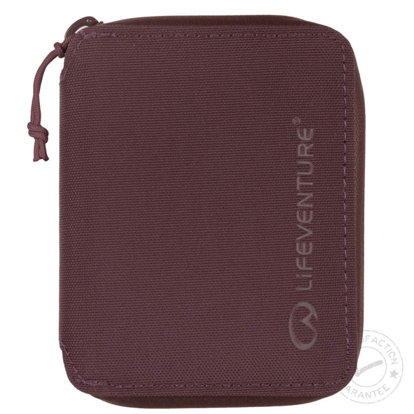 Cartera Lifeventure RFiD Bi-Fold Wallet Plum