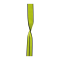 EDELRID X-tube 16mm slate-oasis - Sangle plate