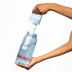 LifeStraw GO 2.0/1L Icelandic Blue - water botle with filter