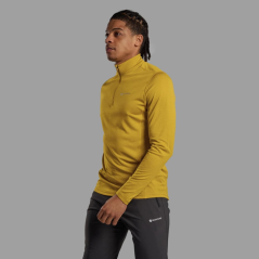 Montane Dart Zip Neck ginko gold - Haut à manches longues