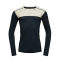 DEVOLD Lauparen Merino 190 Shirt Man raw white/ink/black - Μπλουζάκι