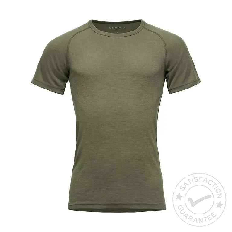 DEVOLD Lauparen Merino 190 Base Tee Man lichen- T-särk