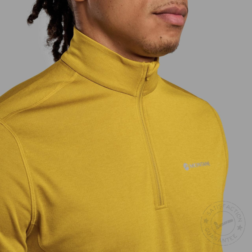 Montane Dart Zip Neck  ginko gold - T-shirt