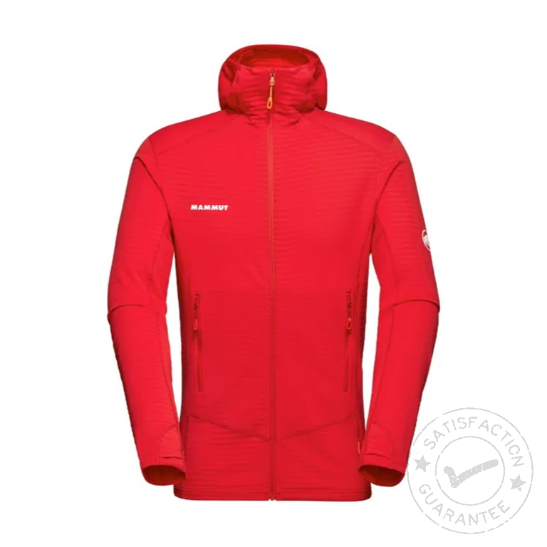 Поларено яке MAMMUT Taiss Light ML Hooded mammut red