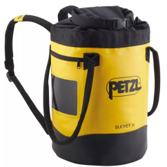 PETZL Bucket 30 yellow - Standfester Seilsack