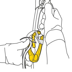 karabína s kladkou PETZL RollClip A Triact-Lock