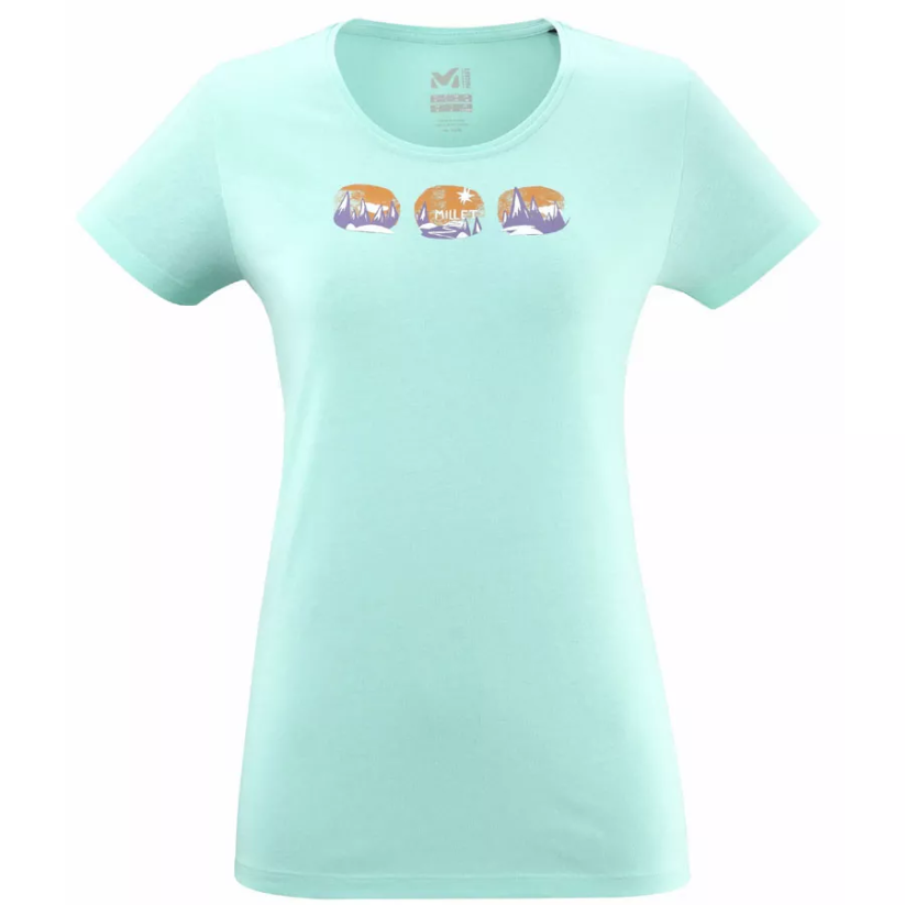 MILLET Siurana T-Shirt SS W aruba blue - T-shirt pour femmes