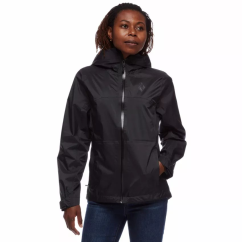 BLACK DIAMOND W Treeline Rain Shell black