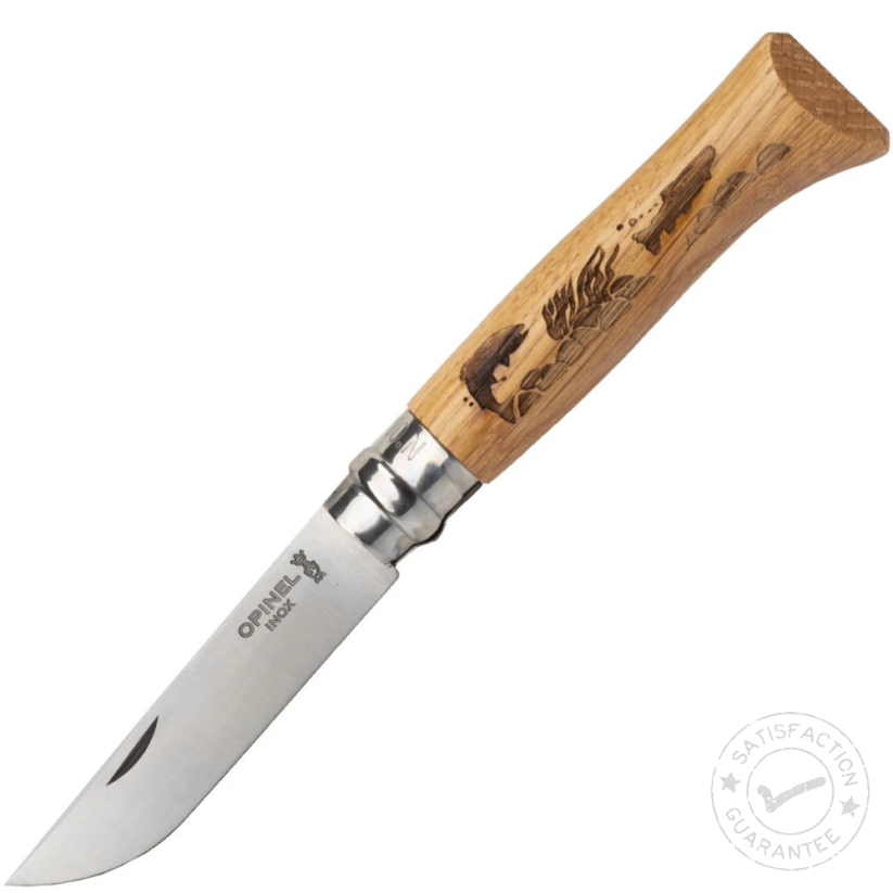 Cuțit de buzunar Opinel VRI N°08 Inox Animalia Fish