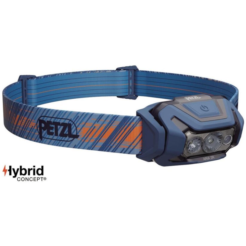 čelovka PETZL Aria 2R RGB 625lm blue