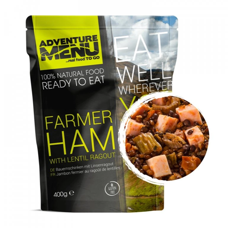 ADVENTURE MENU - Farmer ham with lentil ragout 400g