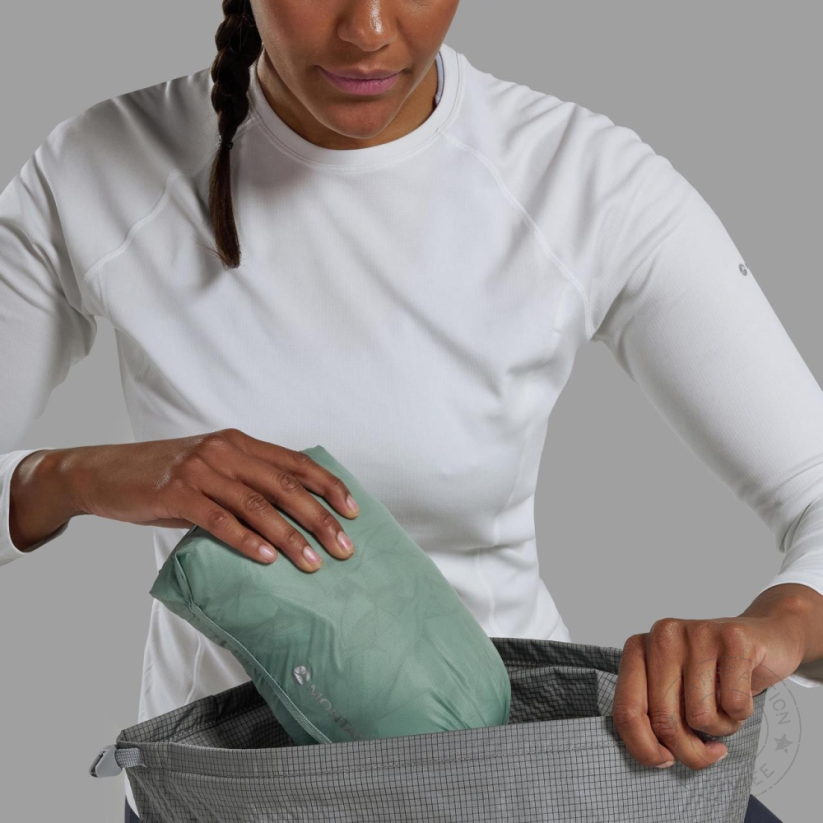 Montane Fortes Lite Hoodie sea mist - windjak