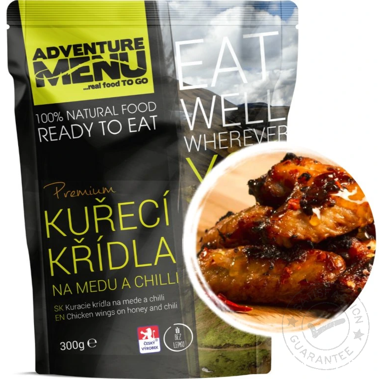 ADVENTURE MENU - Chicken wings on honey and chilli 300g