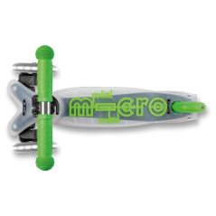 kolobežka MICRO Mini DeLuxe Flux LED neon green