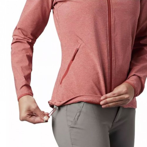 bunda COLUMBIA W Heather Canyon Softshell Jkt crimson