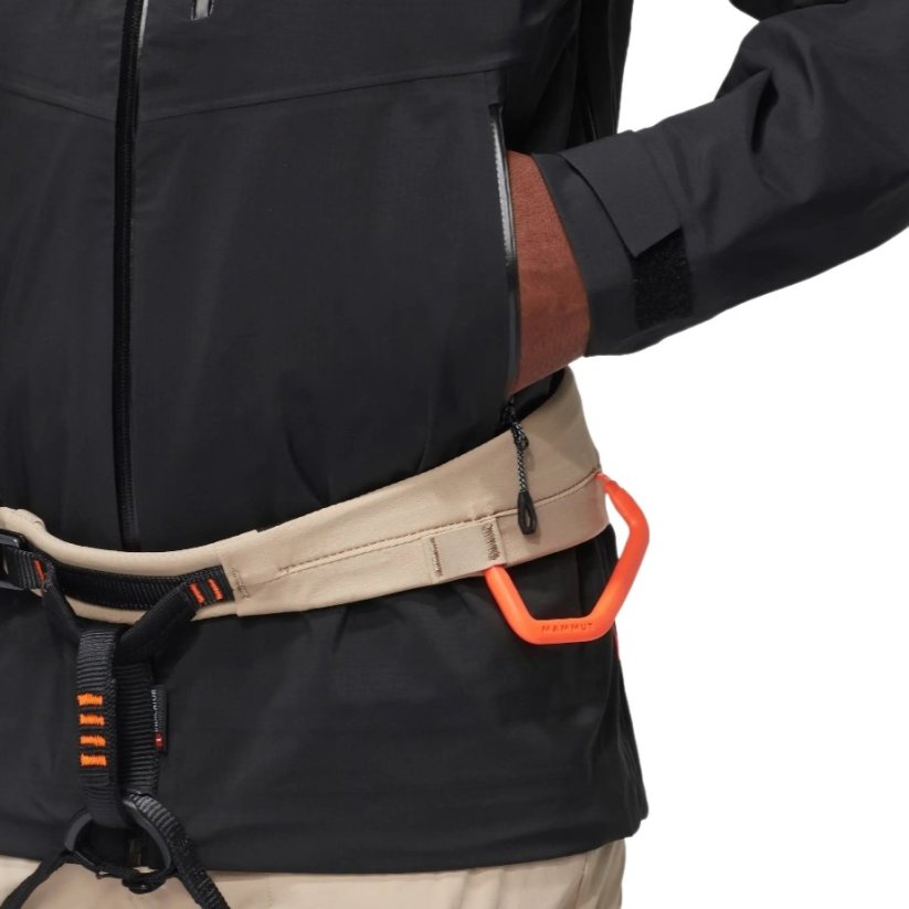 bunda MAMMUT Alto Guide HS Hooded black - Veľkosť: XXL