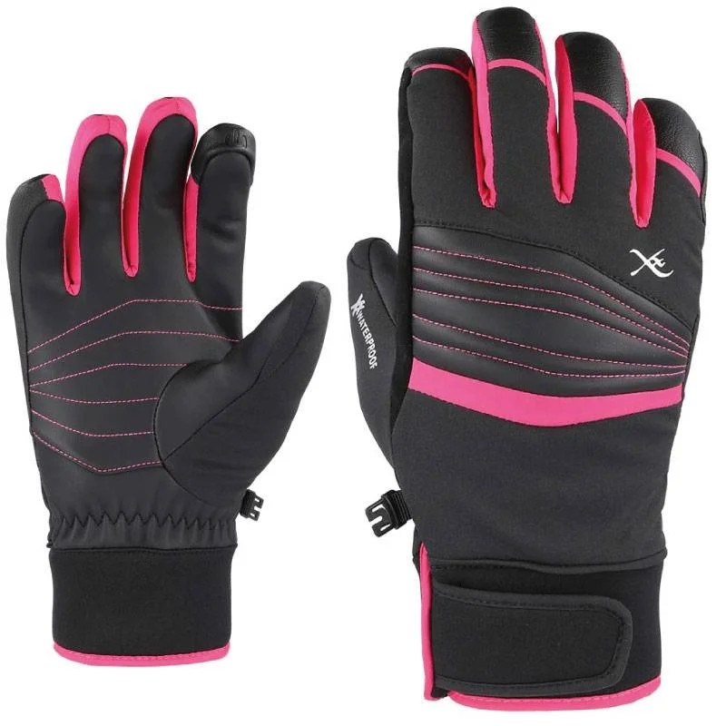KinetiXx Agatha black/pink - Handschoenen
