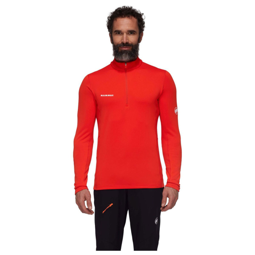 MAMMUT Aenergy ML Half Zip Pull Men mammut red - Fleecejacke