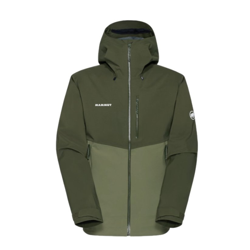 MAMMUT Alto Guide HS Hooded marsh/dark marsh - windjak