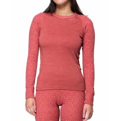 Bluză de corp DEVOLD Duo Active Merino 205 Shirt Woman marsala