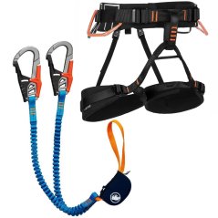 MAMMUT 4 Slide Via Ferrata Pack black - Κιτ για Via Ferrata