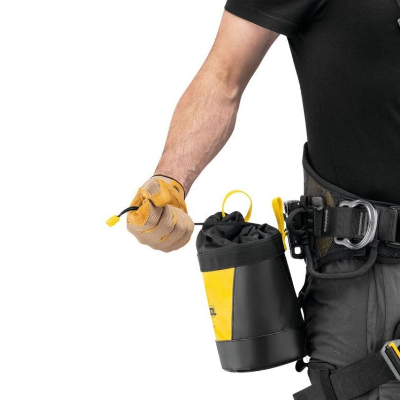 PETZL Toolbag 3 black/yellow - tööriistakott