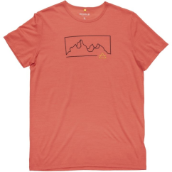 DEVOLD Active Outline Tee Man cayenne - T- shirt